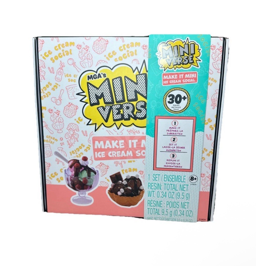MGA&rsquo;s Miniverse Make It Mini Ice Cream Social BRAND NEW! FREE SHIPPING