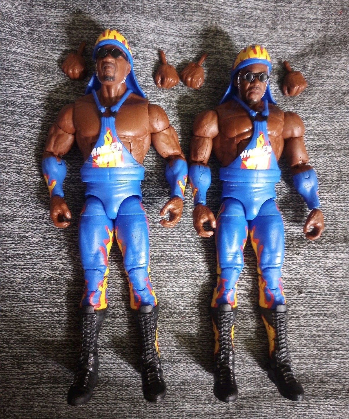WWE Elite From The Vault Harlem Heat Figure Lot WWF WCW nWo Stevie Ray Booker T