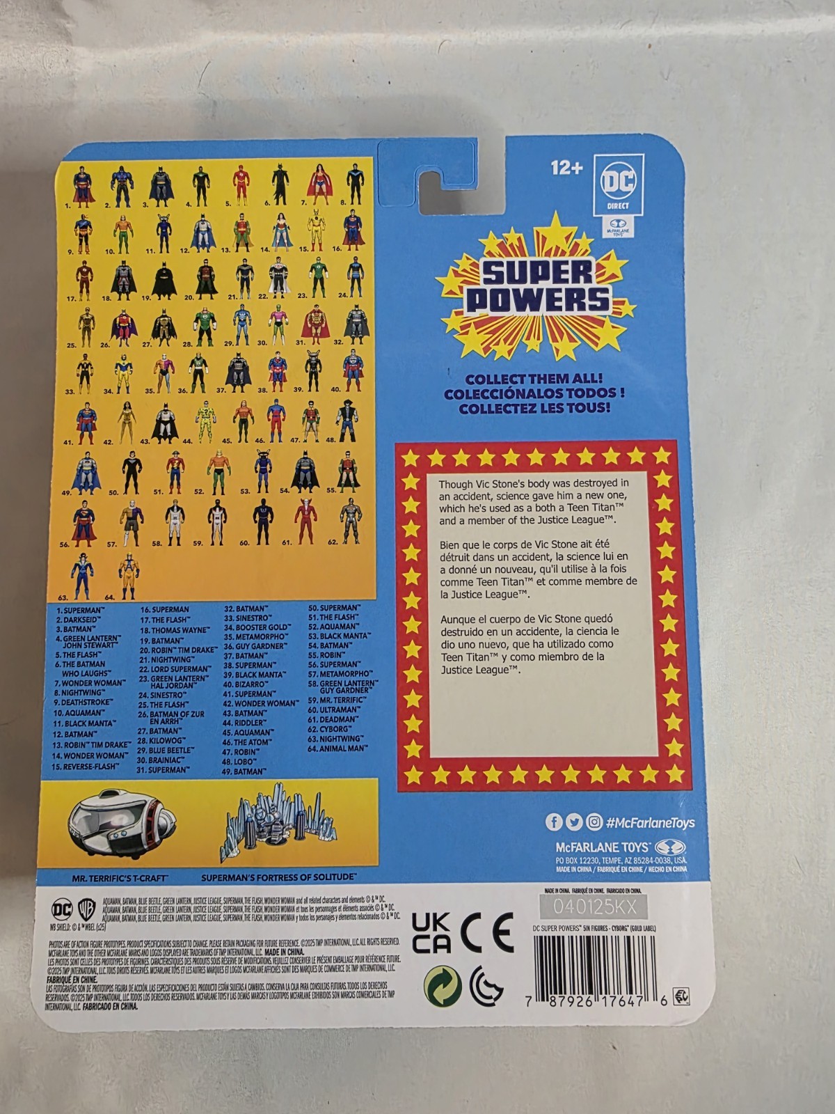 McFarlane Super Powers Cyborg & Nightwing Wave 11 Gold Label Dc Direct