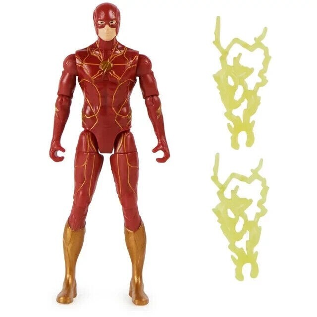 DC Spin Master The Flash 4&Prime; Poseable Action Figurine Toy The Flash Movie